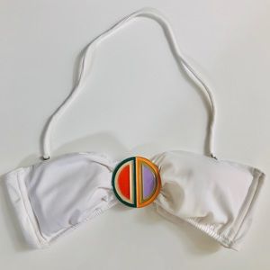 VICTORIA’S SECRET |White Tube Top Bathing Suit Top